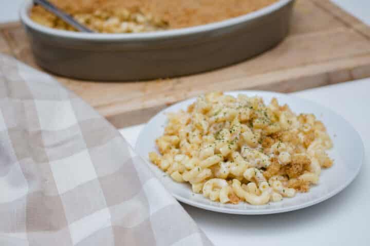 Baked Vegan Mac and Cheese | Easy Weeknight Meal | Oh My Veggies