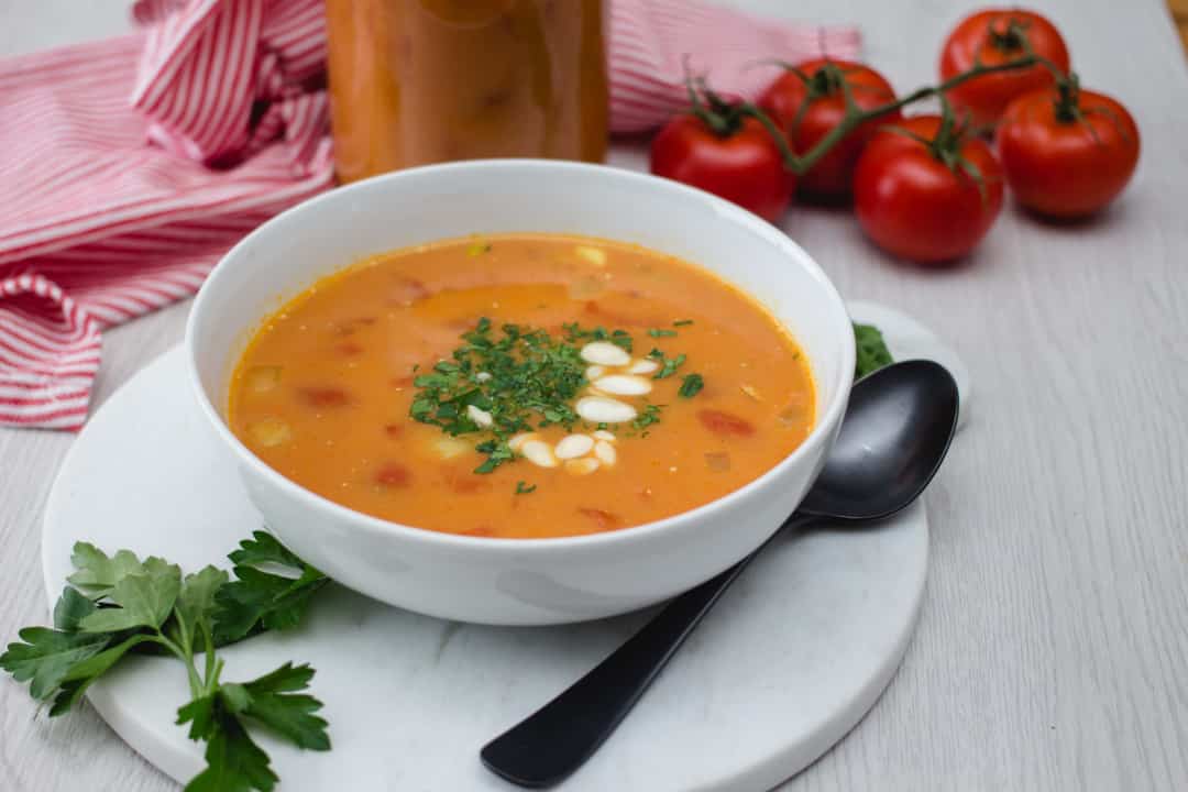 Homemade Cream of Tomato Soup | Ready in 20 Minutes!