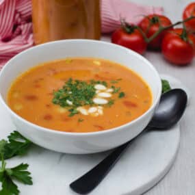 Homemade Cream of Tomato Soup