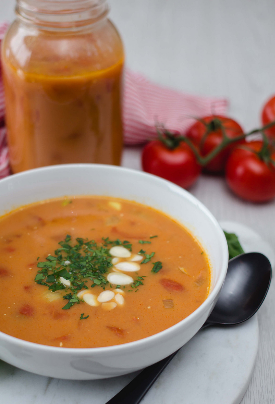 Homemade Cream of Tomato Soup | Ready in 20 Minutes!