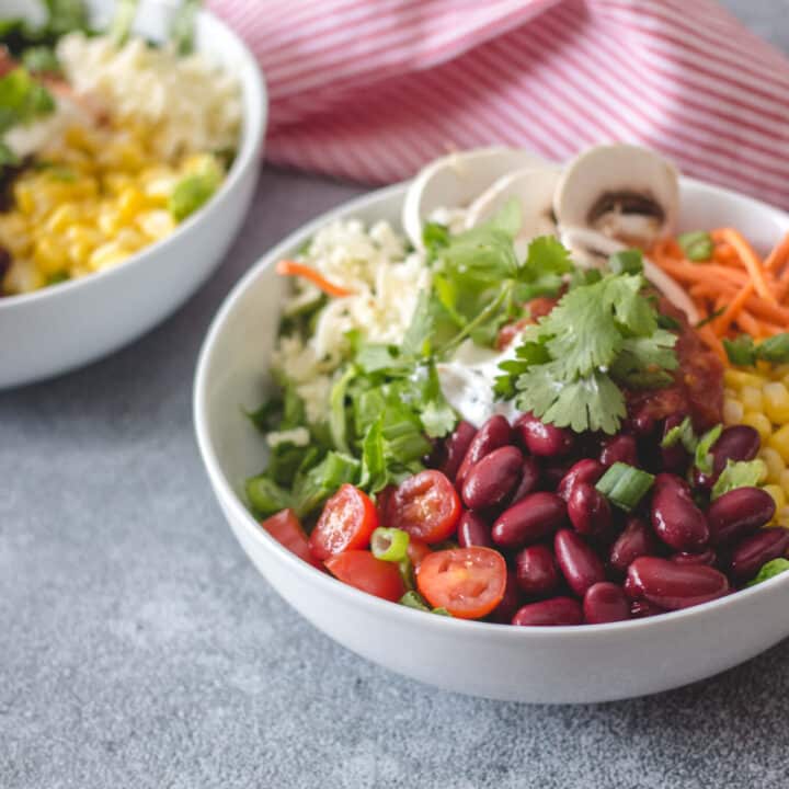 Vegetarian Summer Taco Salad