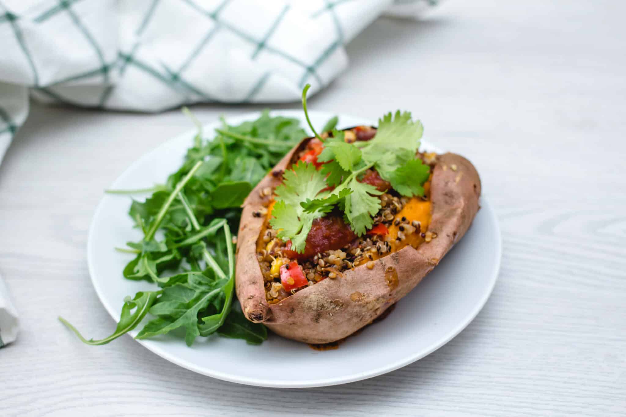 Stuffed Vegan Mexican Sweet Potato