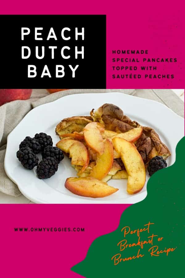 Peach-Topped Dutch Baby