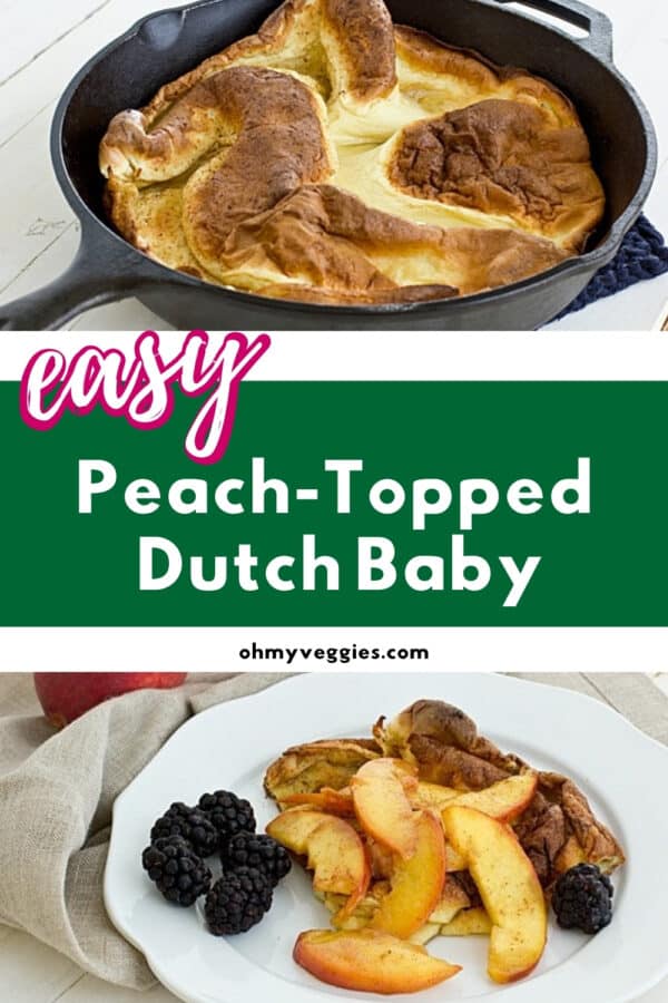 Peach-Topped Dutch Baby