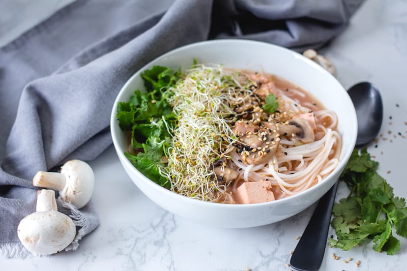 Vegan Ramen Noodle Soup