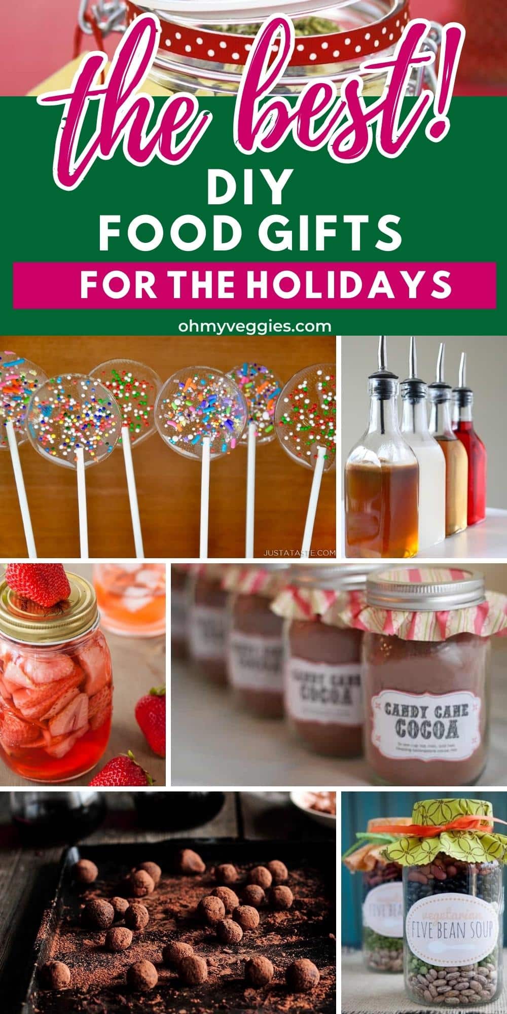 80+ DIY Food Gifts for the Holidays | Oh My Veggies
