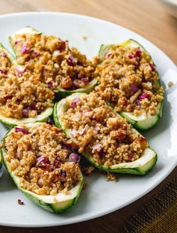 healthy stuffed zucchini