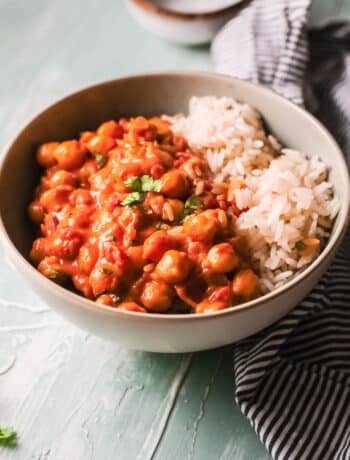 vegetarian chickpea curry