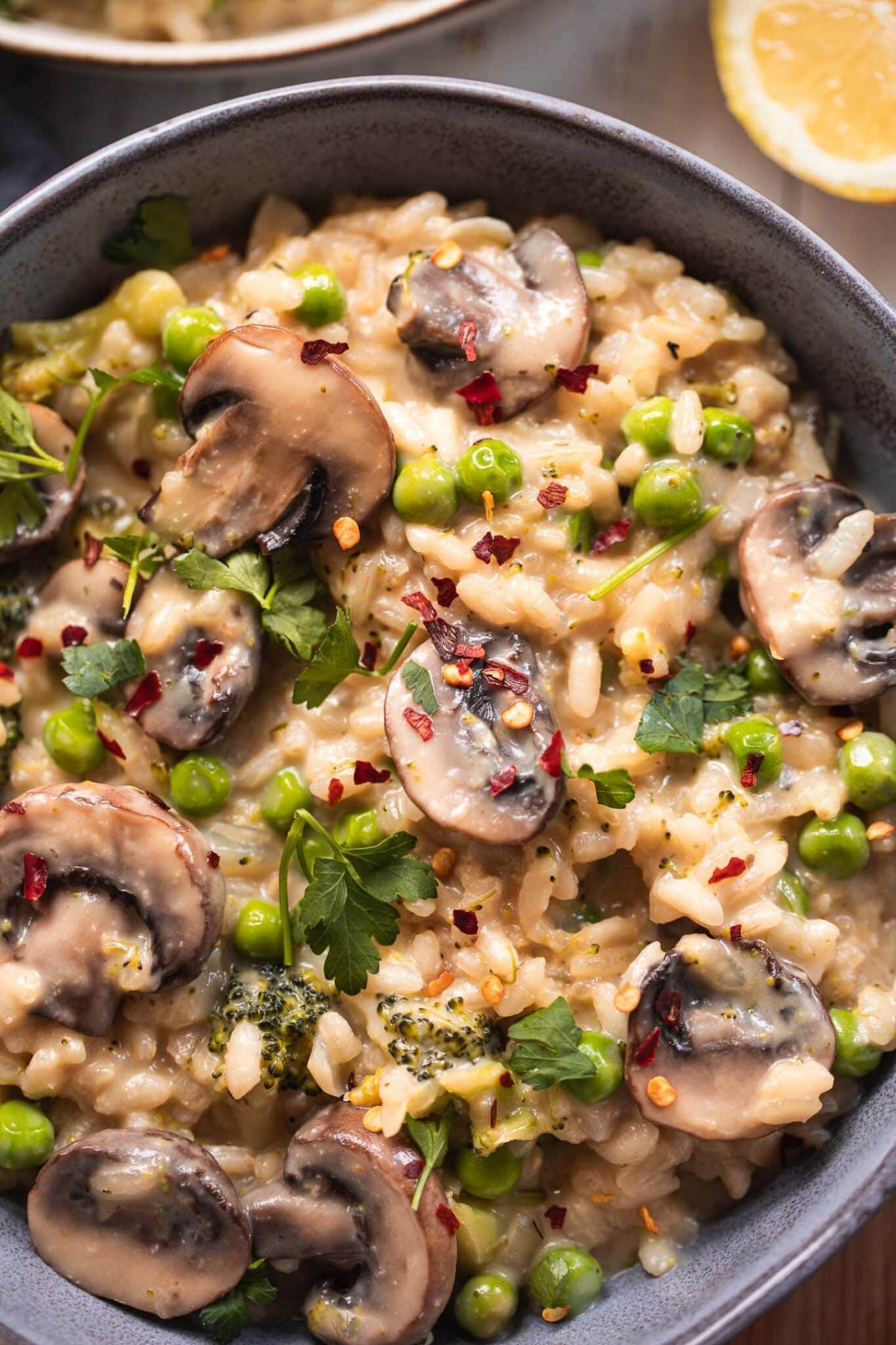 How to Make the Best Vegan Mushroom Risotto - garden grub