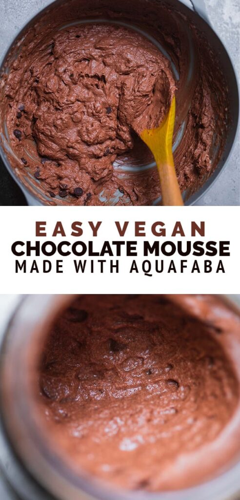 easy vegan chocolate mousse