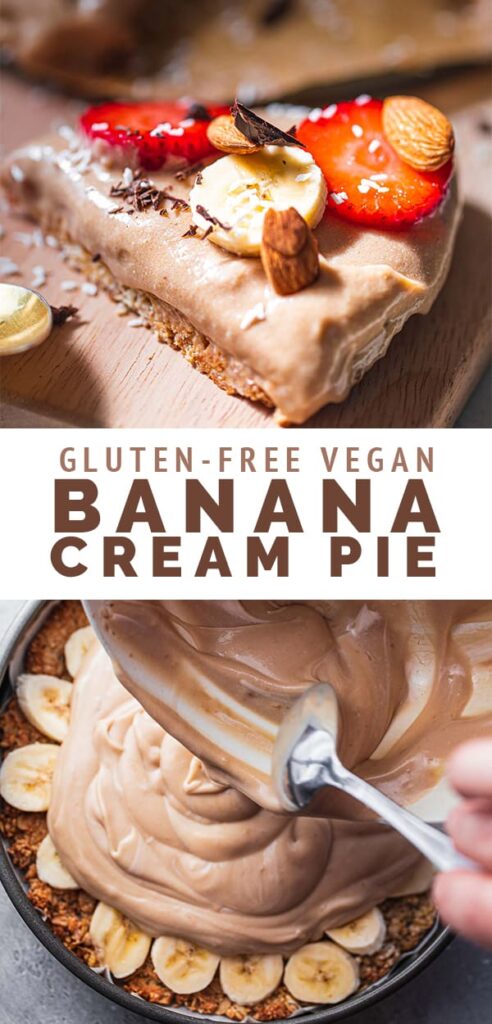 vegan banana cream pie