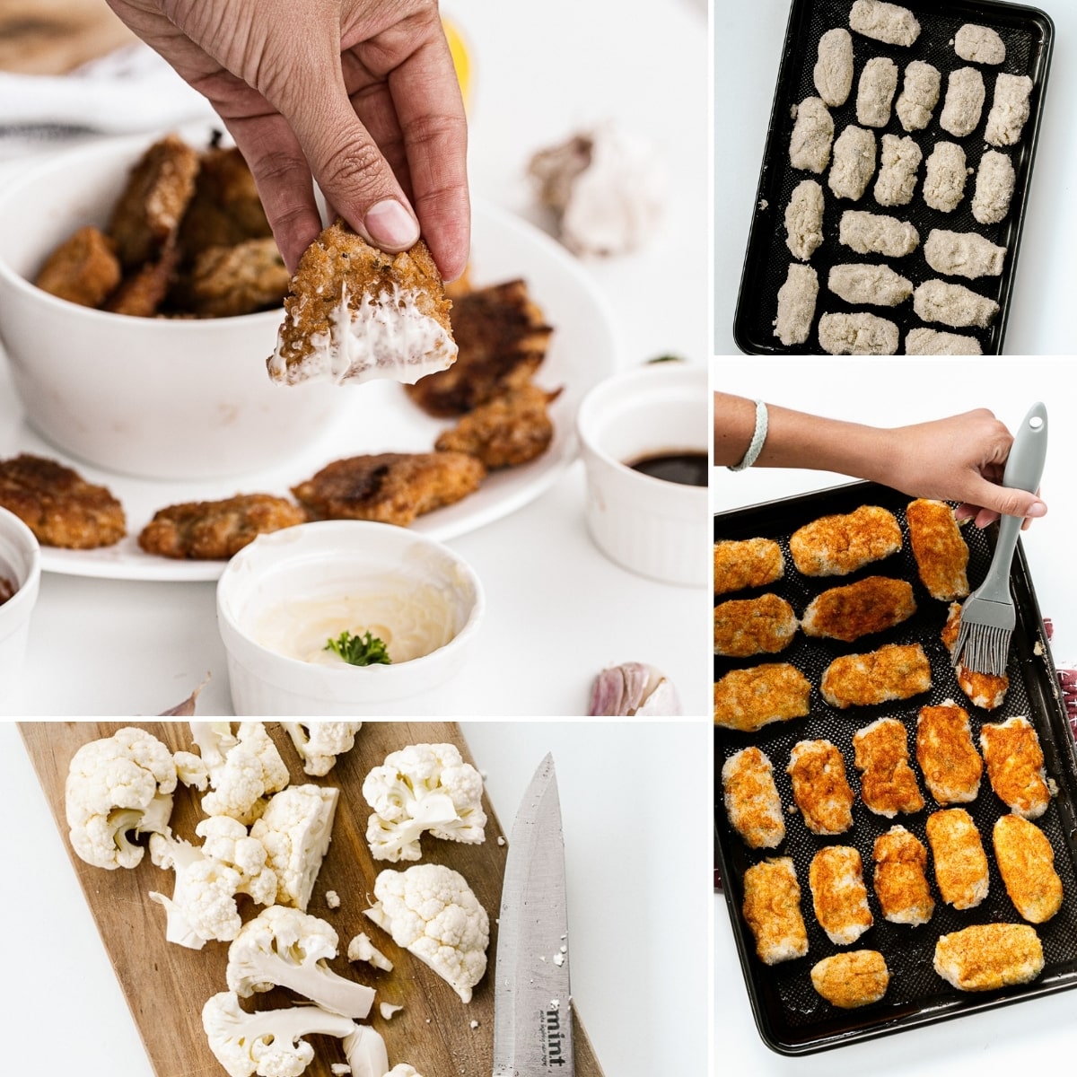 cauliflower chicken nuggets