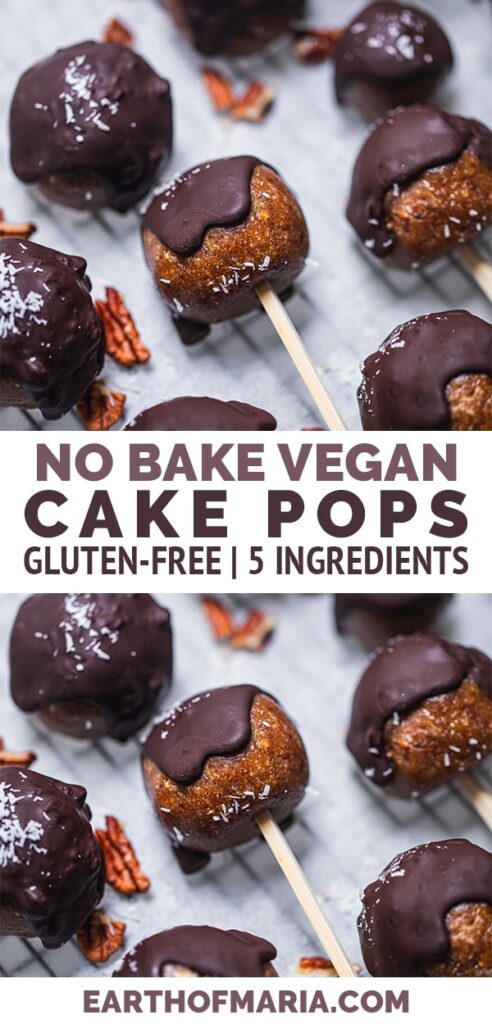 no-bake vegan cake pops