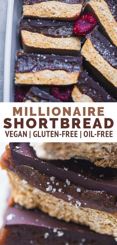 vegan millionaire shortbread