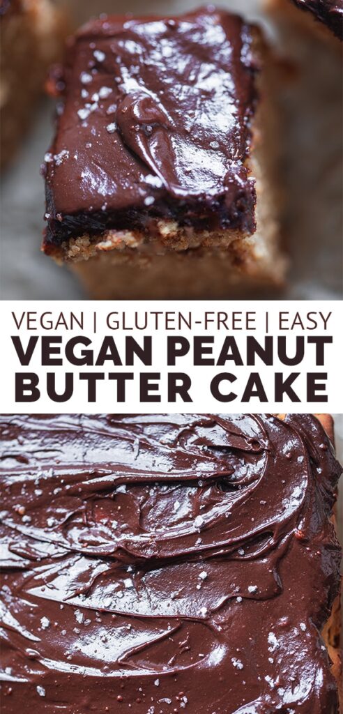 vegan peanut butter cake