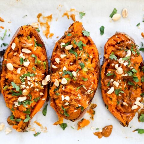 Image for Thai Stuffed Sweet Potato Skins | Floating Kitchen