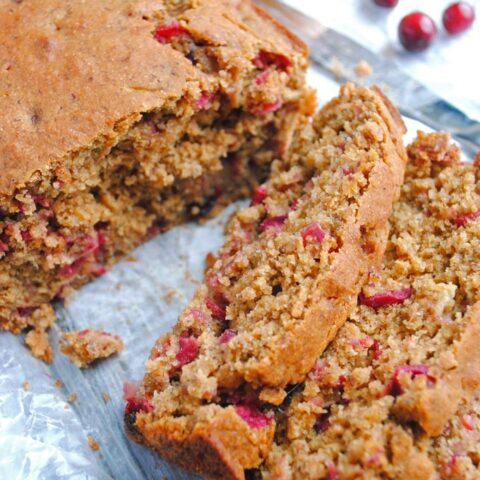 Image for Whole Wheat Vegan Cranberry Orange Bread 