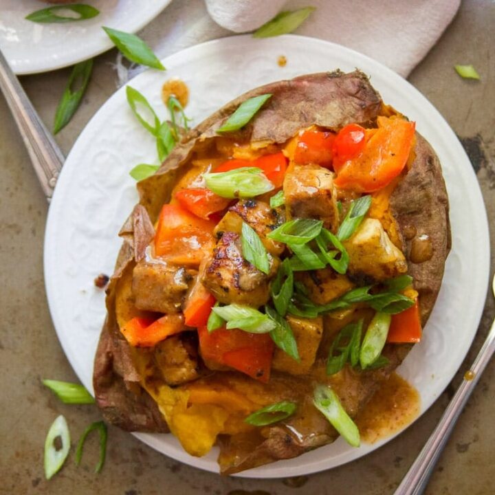 Image for Tempeh Stuffed Sweet Potatoes