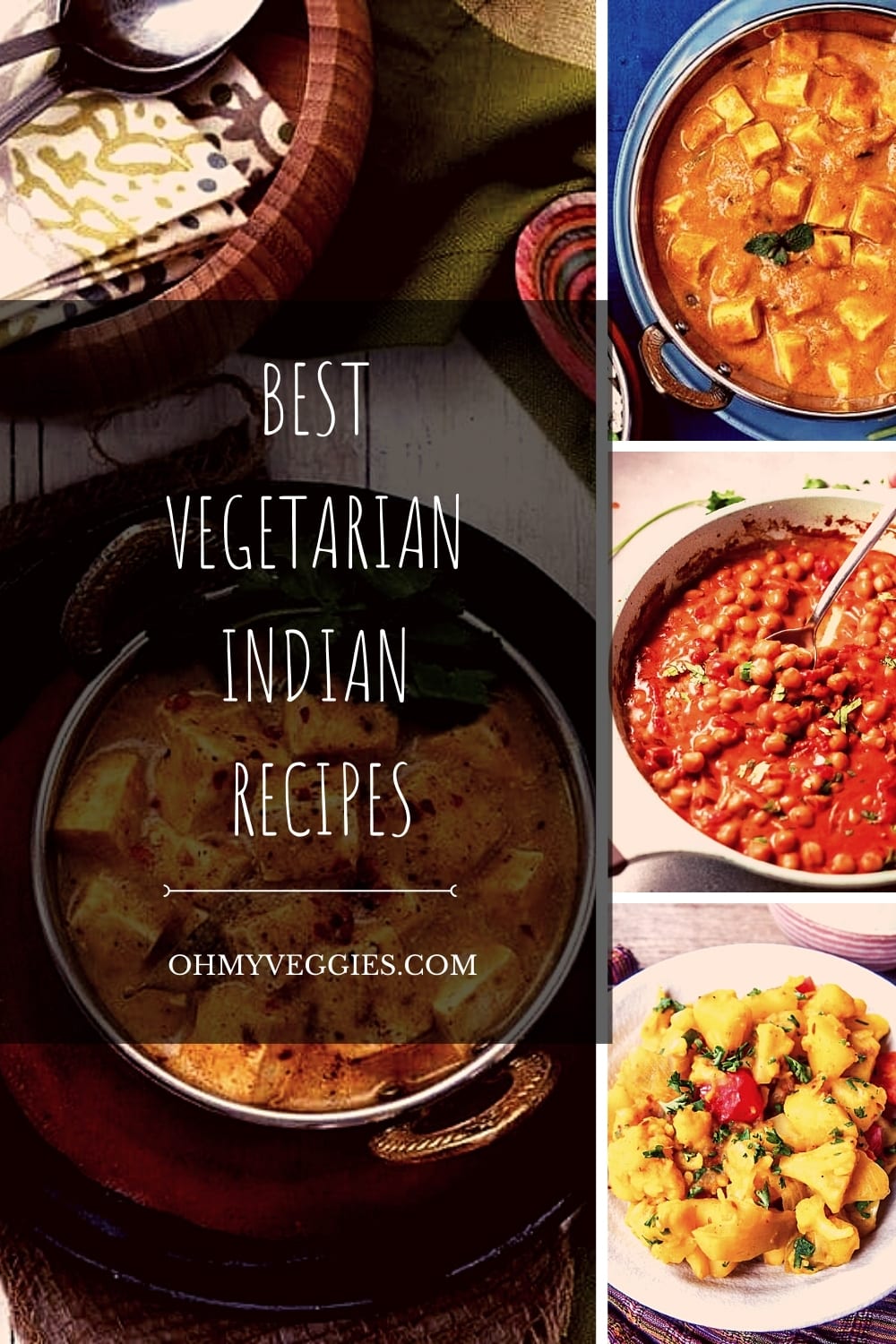 Best Vegetarian Indian Recipes | Less Meat More Veg