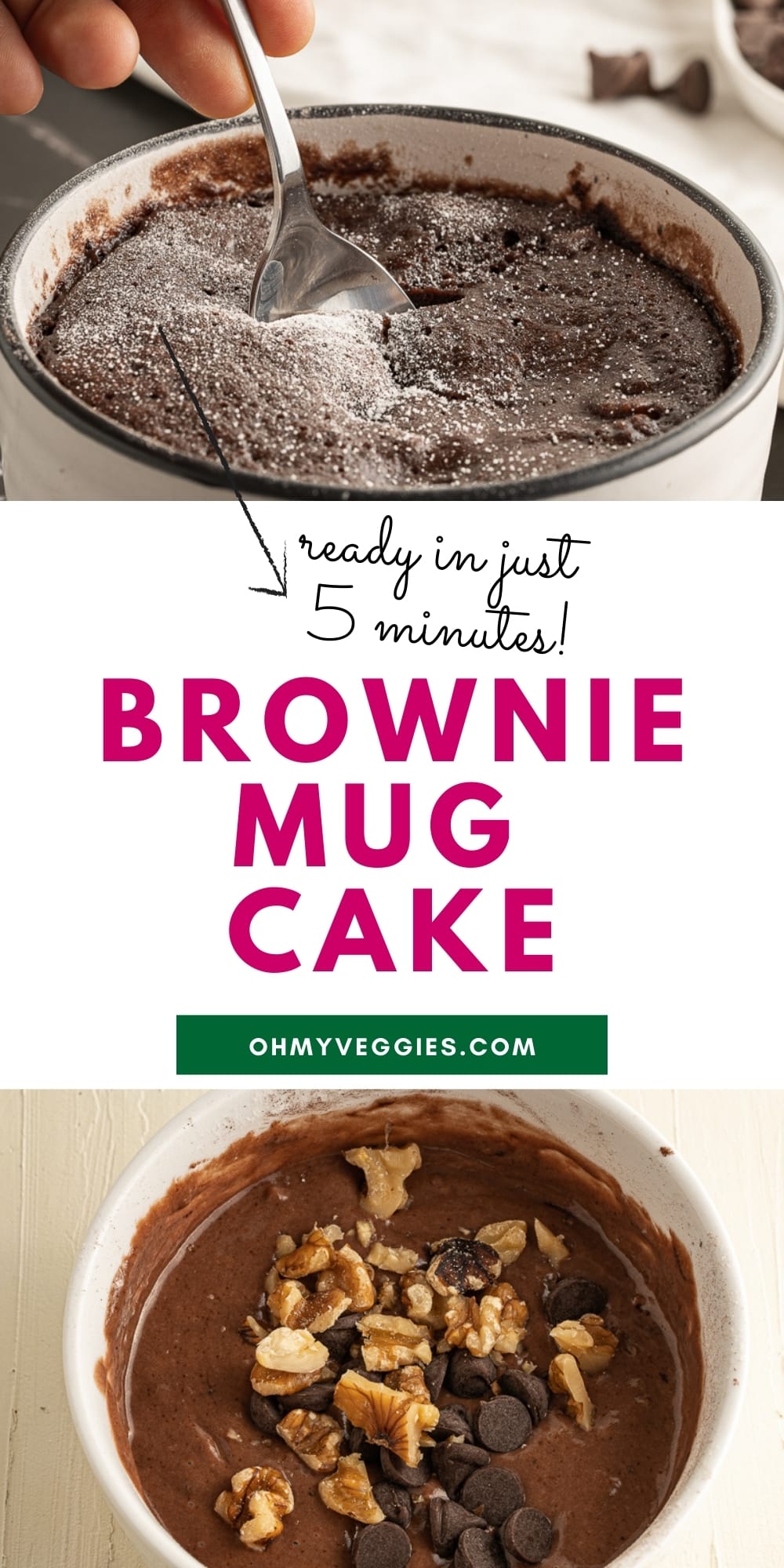 Brownie Mug Cake Less Meat More Veg
