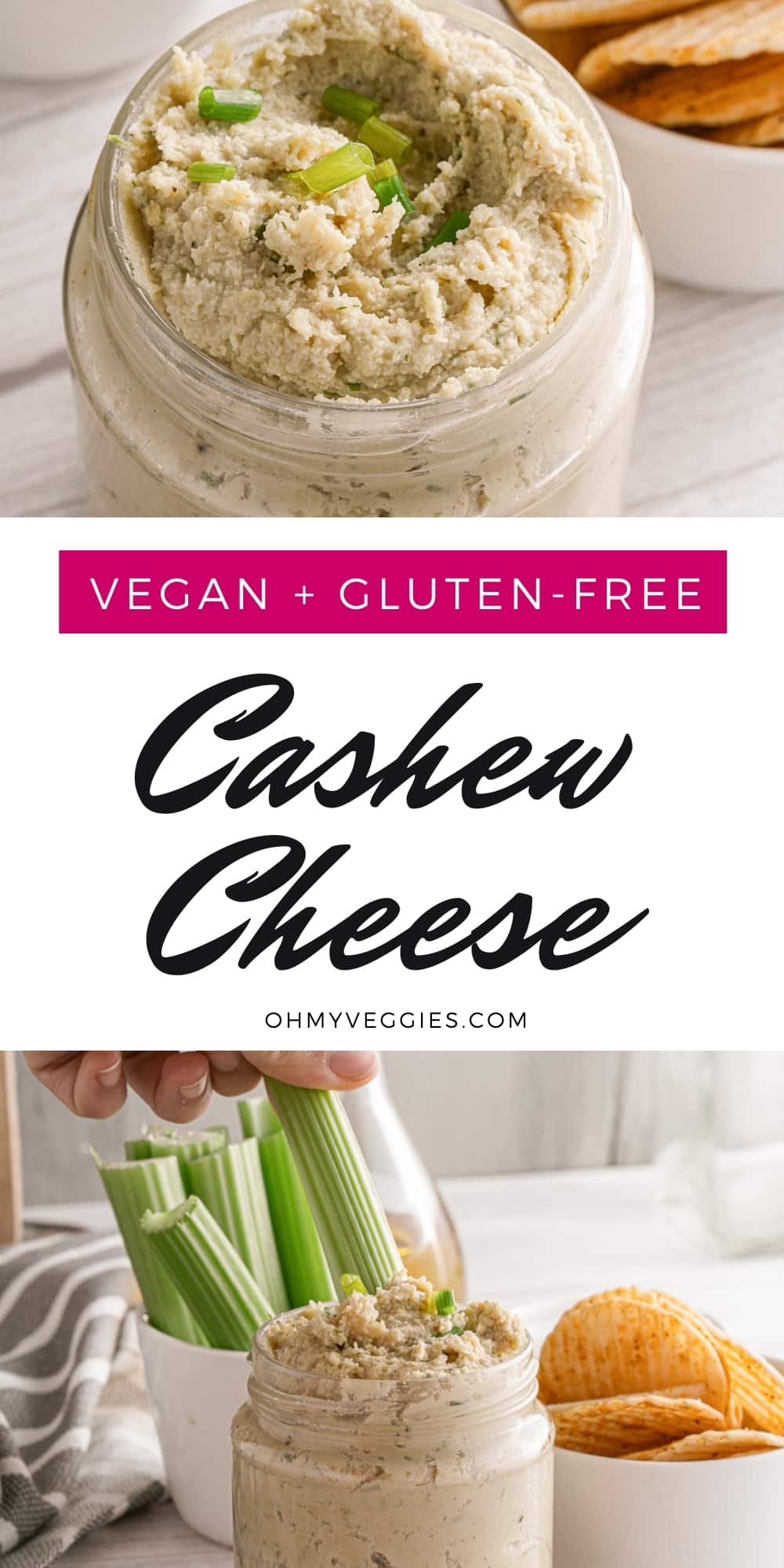 15Minute Cashew Cheese Spread and Dip Oh My Veggies
