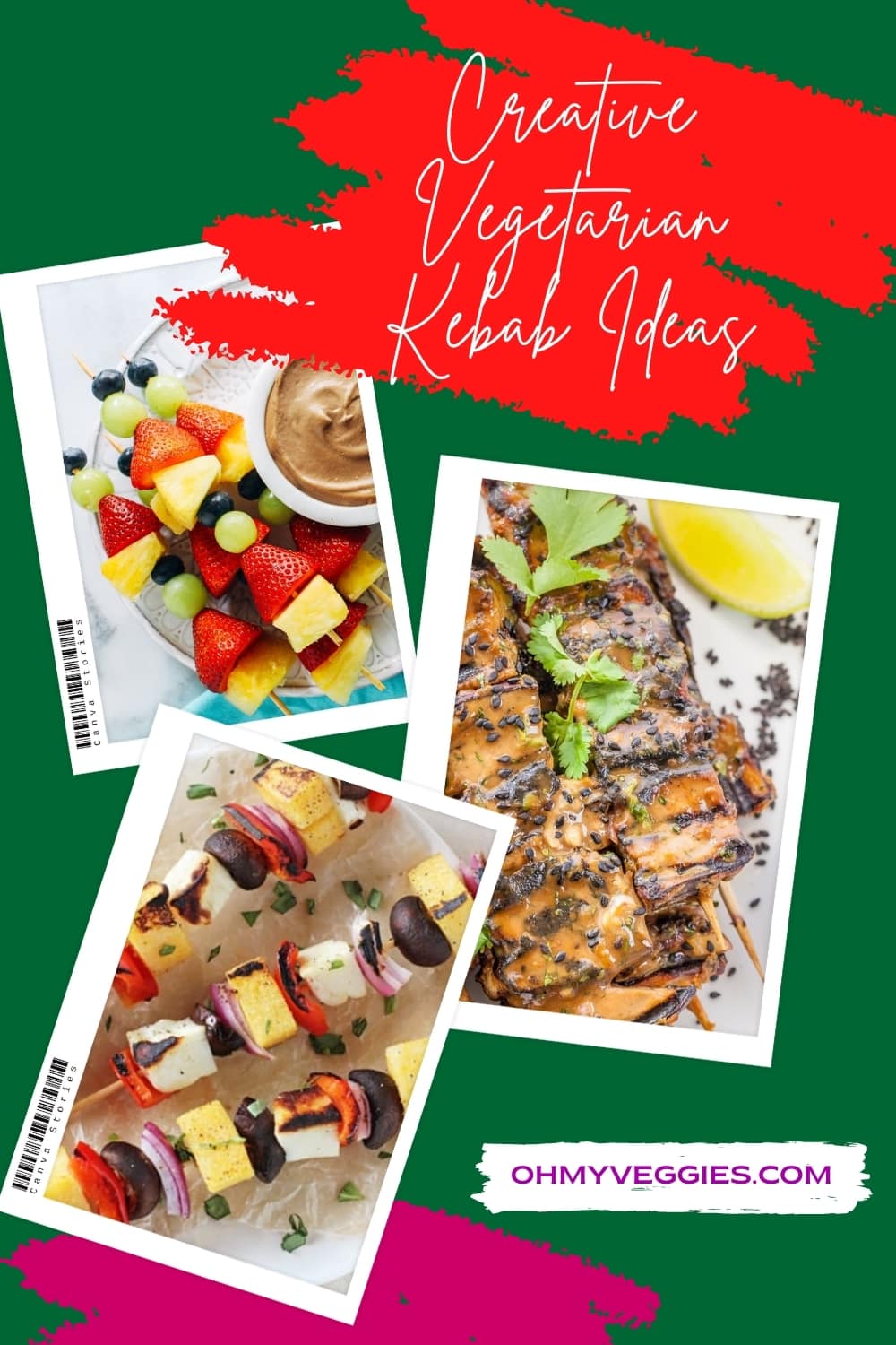 Creative Vegetarian Kebab Ideas Oh My Veggies