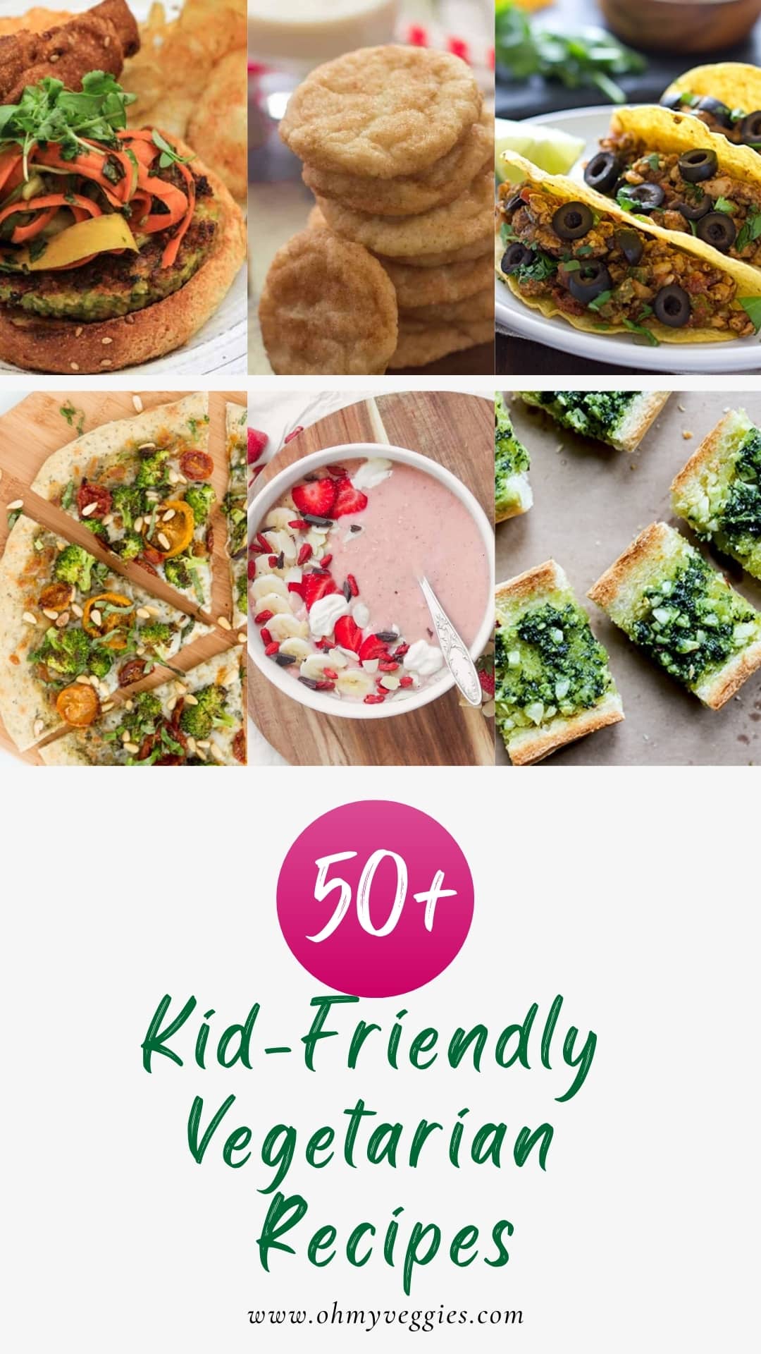 50+ Kid-Friendly Vegetarian Recipes - Oh My Veggies