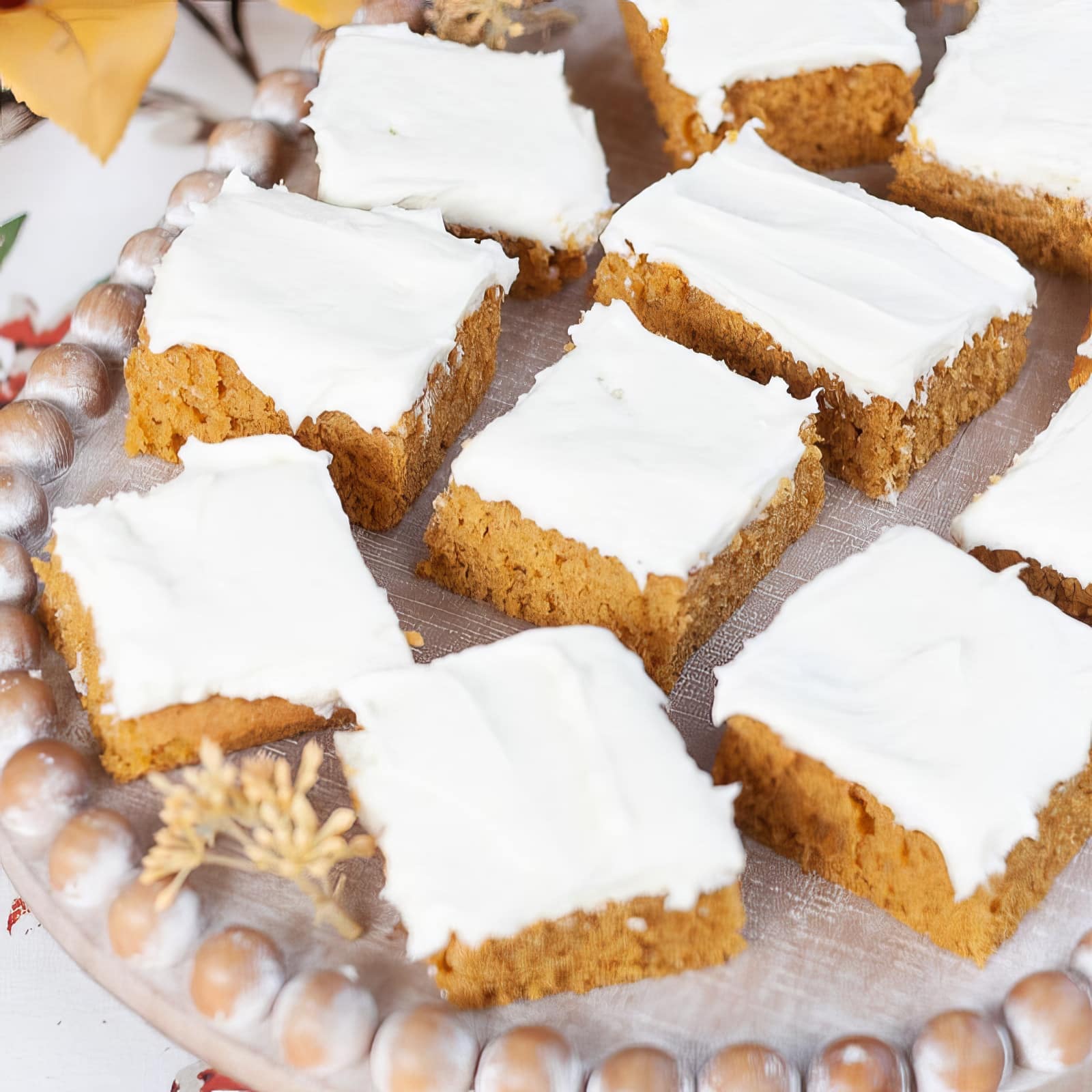 vegan pumpkin bars