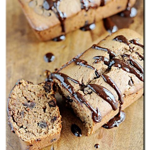 Triple chocolate malt bread
