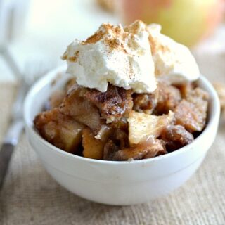 Image for Healthy Crock Pot Apple Crisp Recipe | The Realistic Nutritionist