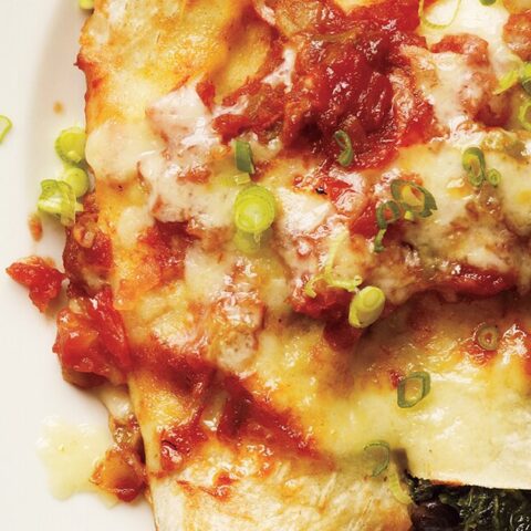 Image for Slow-Cooker Bean and Spinach Enchiladas