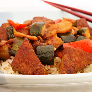 Image for Chinese Barbecued Tofu and Vegetables 