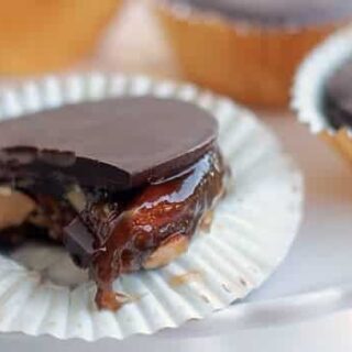 Image for Smoked Almond Dark Chocolate Turtles