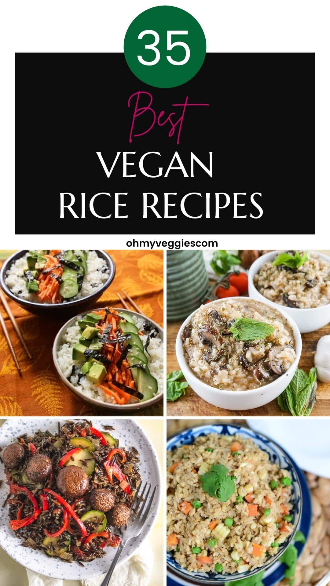35 Best Vegan Rice Recipes Oh My Veggies