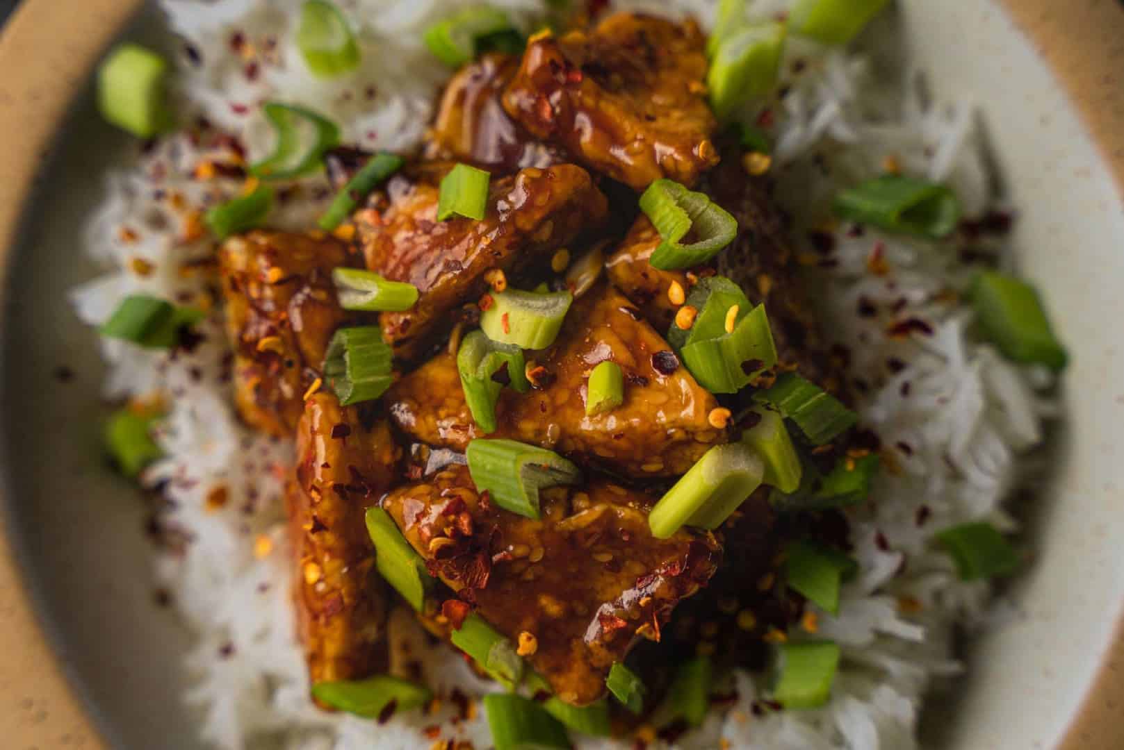 Crispy Teriyaki Tofu - Oh My Veggies
