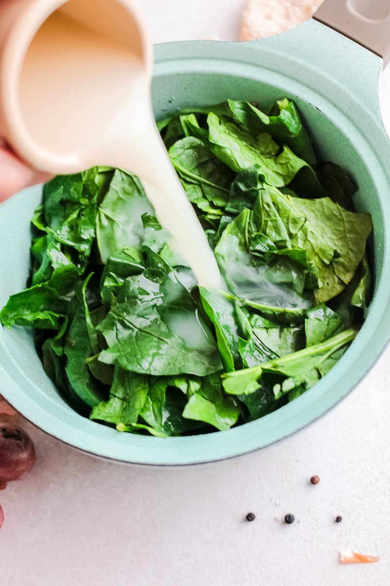 Creamy Spinach Soup - Oh My Veggies