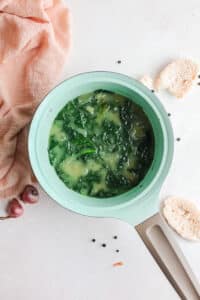 vegan spinach soup