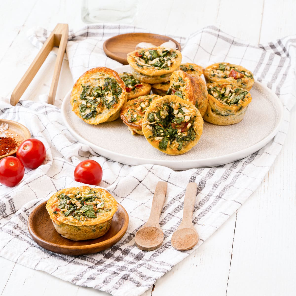 Mixed Veggie Muffin Tin Egg Bites