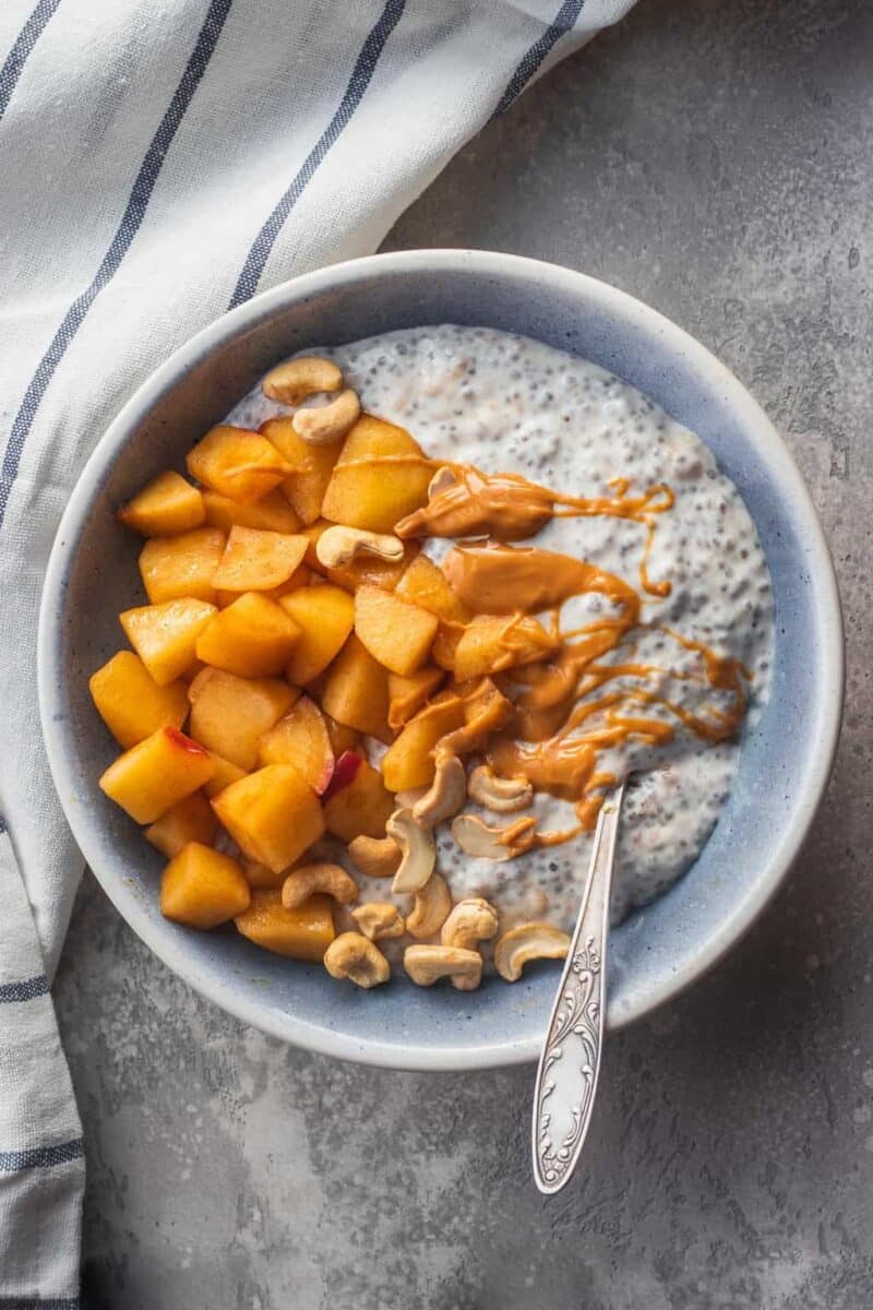 Apple Pie Coconut Chia Pudding