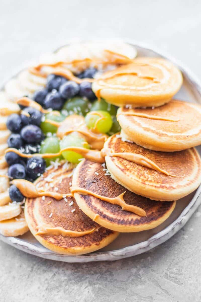 Chickpea flour pancakes vegan gluten-free
