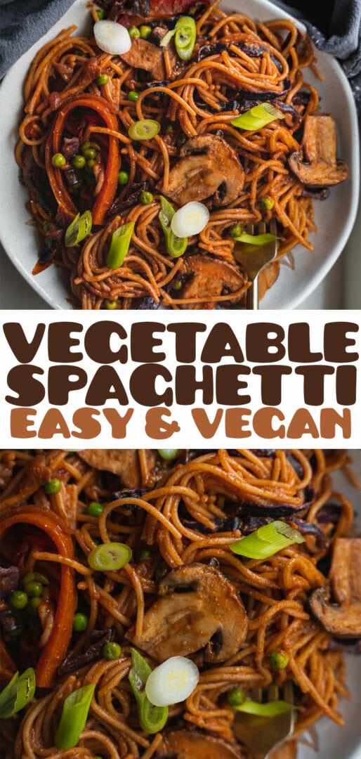 Easy vegan vegetable spaghetti