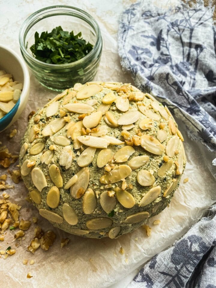Garlic and herb vegan cheese recipe