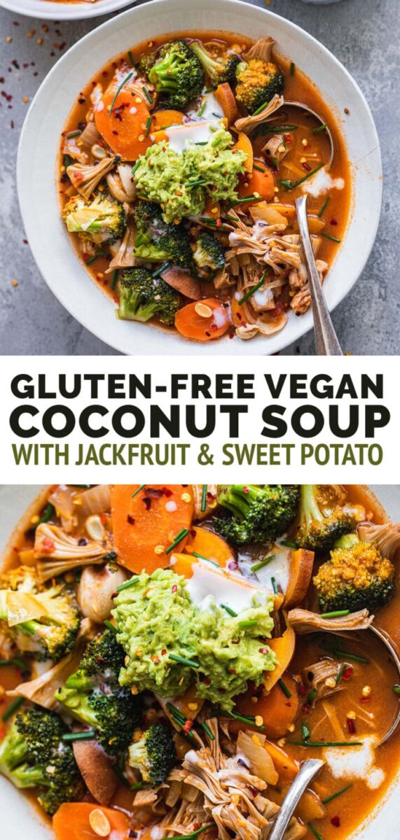 Gluten-free vegan coconut soup