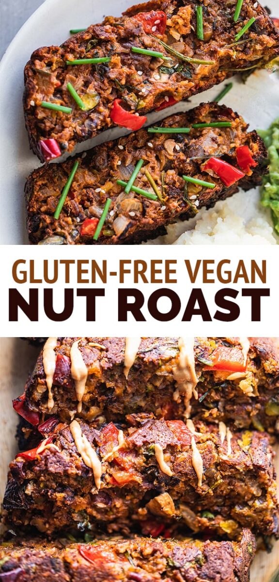 Gluten-free vegan nut roast