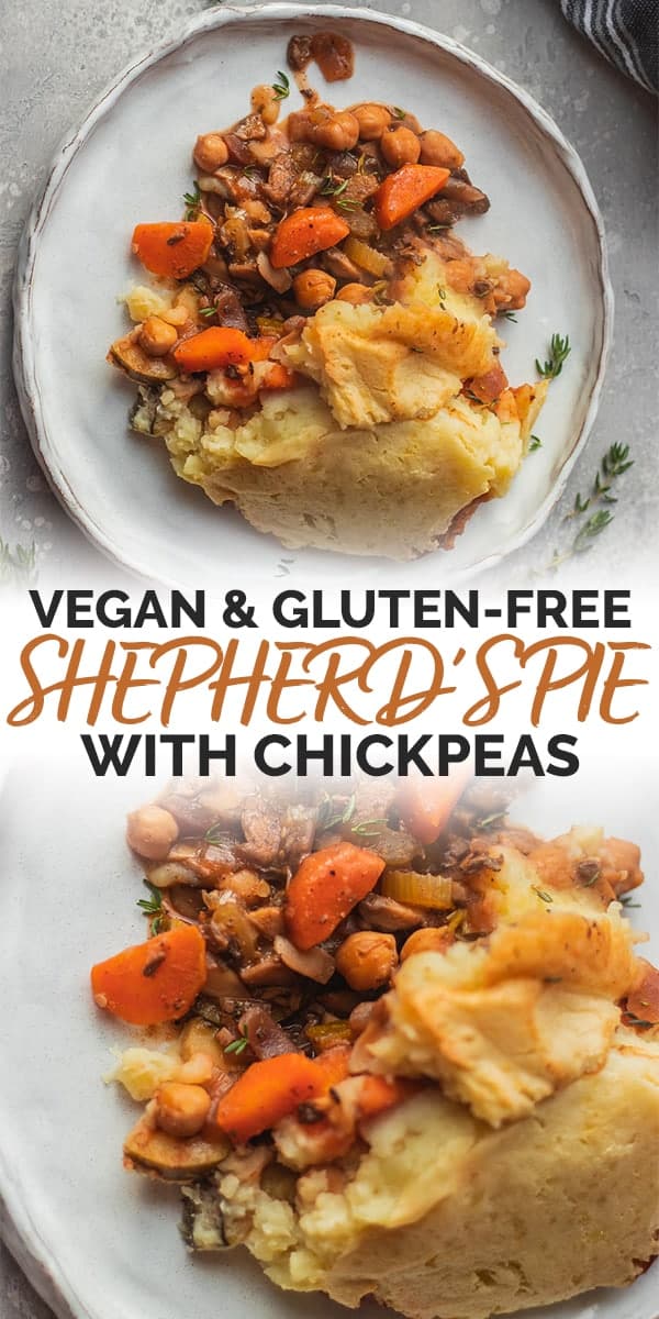 Chickpea vegan Shepherd's pie gluten-free Pinterest
