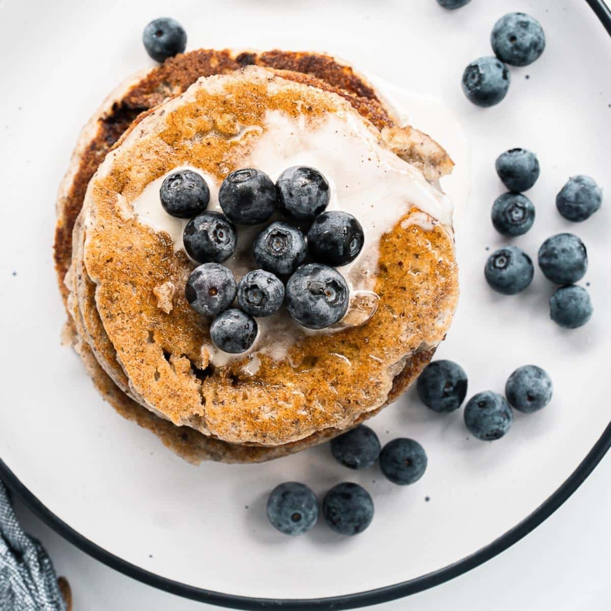 Simple Vegan Pancakes 1200px square