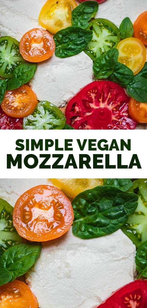 Simple vegan mozzarella