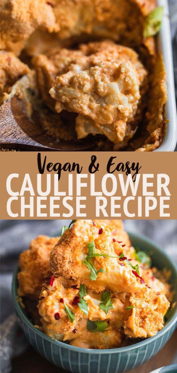 Vegan cauliflower cheese