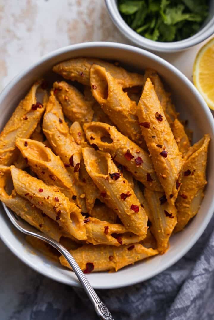 Vegan pumpkin pasta recipe