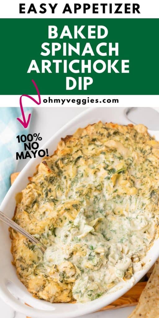 spinach artichoke dip without mayo